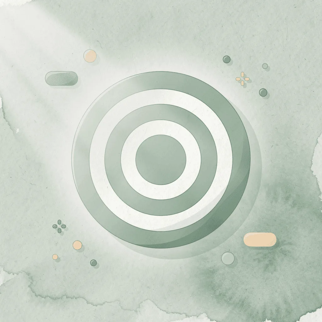 Target icon representing precision in choosing AI tools