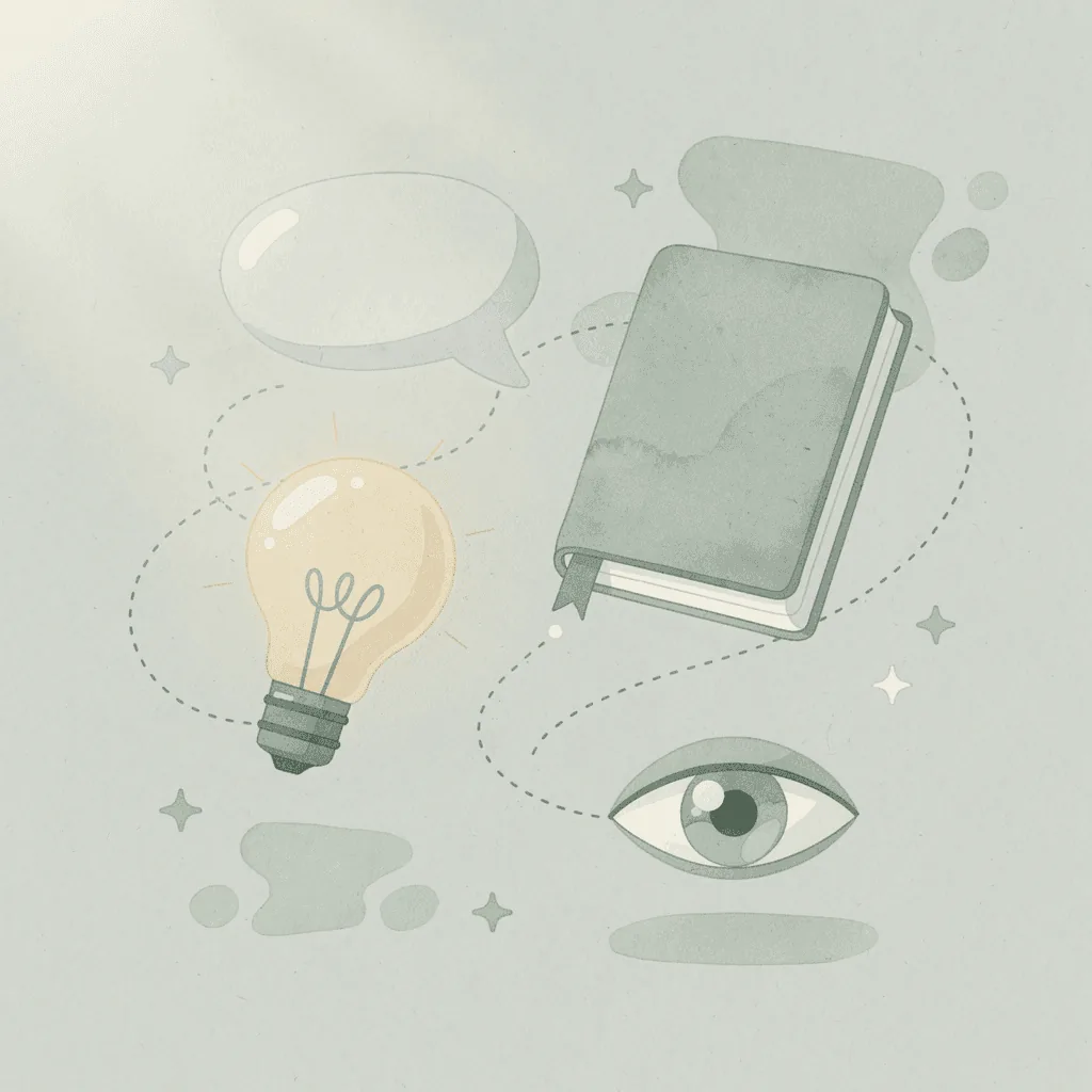 Scene illustration showing six pricing tiers floating around a central concept