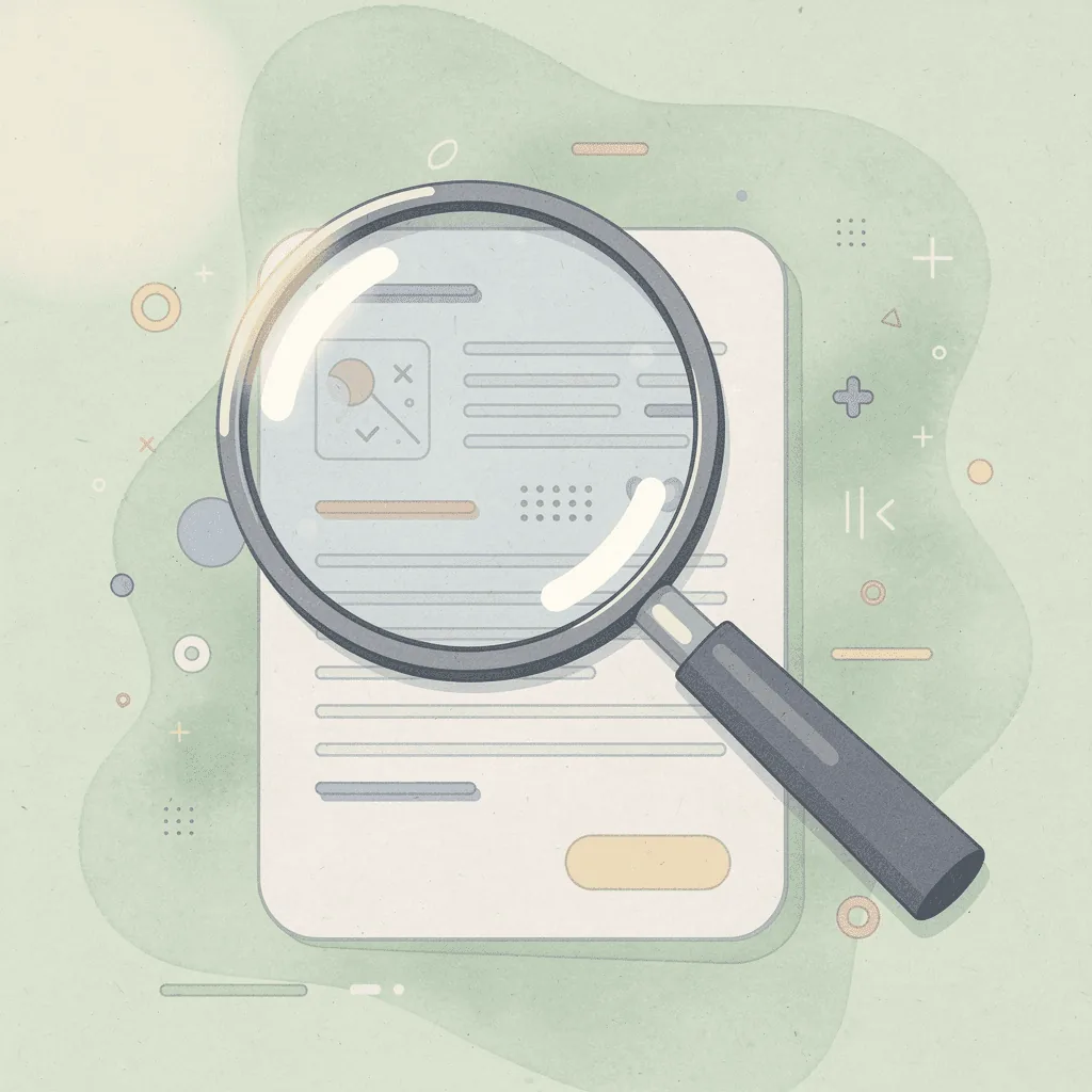 Magnifying glass examining a product on screen representing how online shoppers scrutinize product imagery
