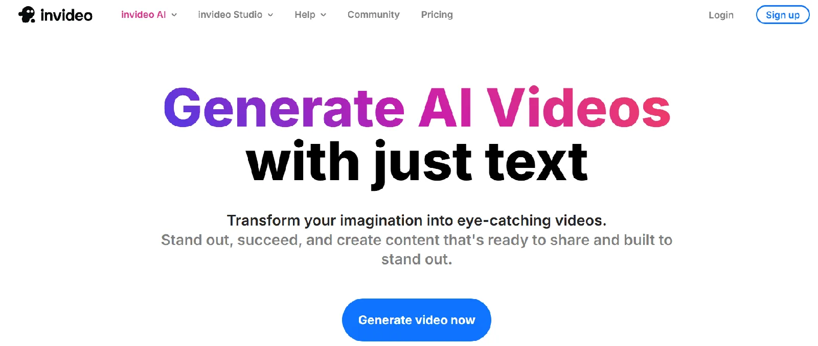 invideo - Pictory vs Invideo