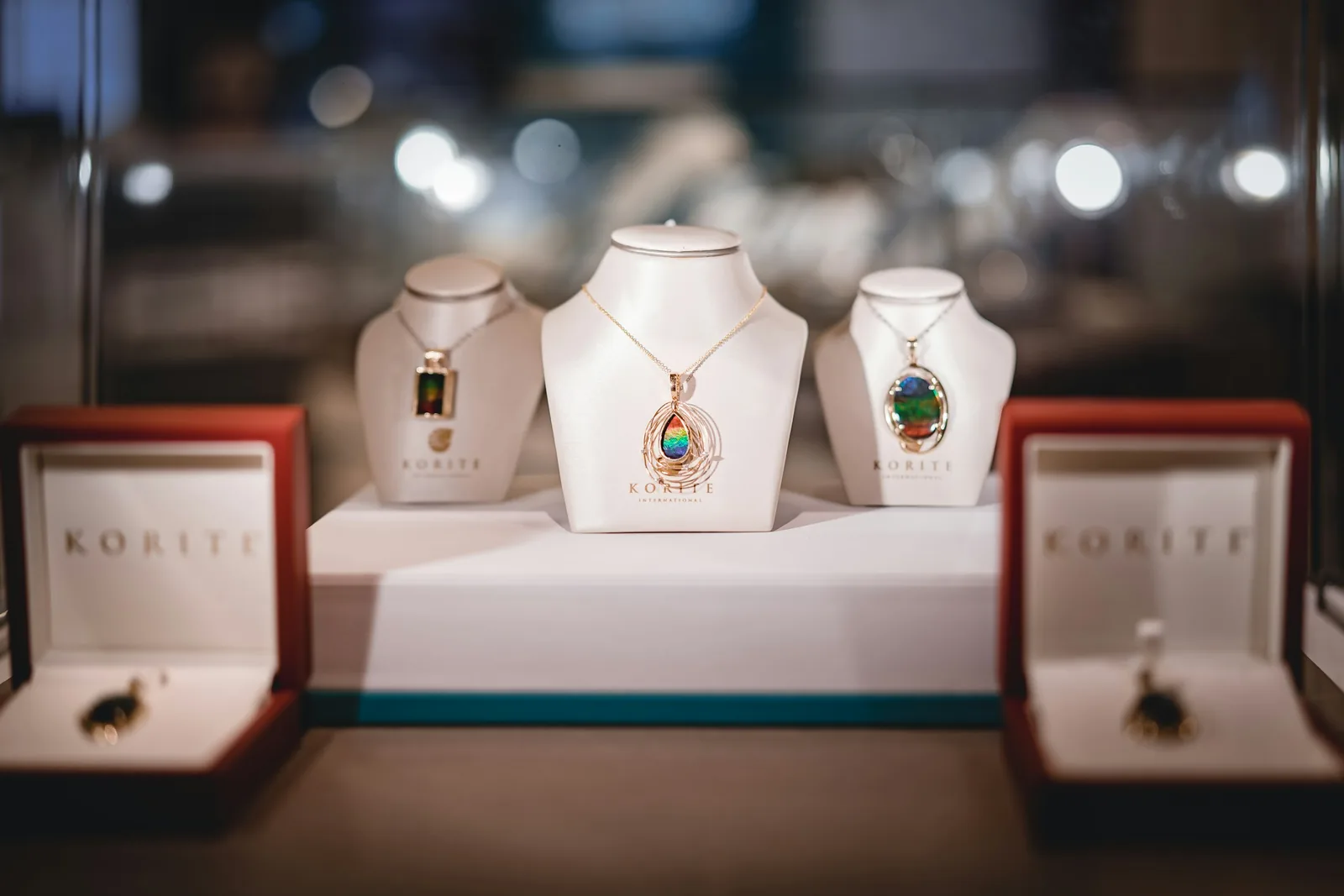 a branded photo of jewels - Light Box Photography for Jewelry