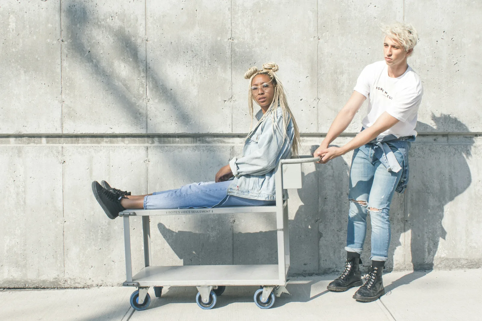 man and woman in a photoshoot - Best Product Images