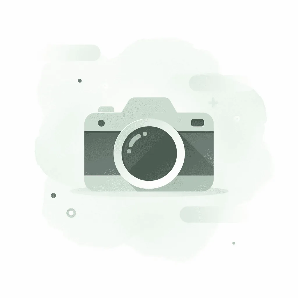Camera icon representing product photography in ecommerce