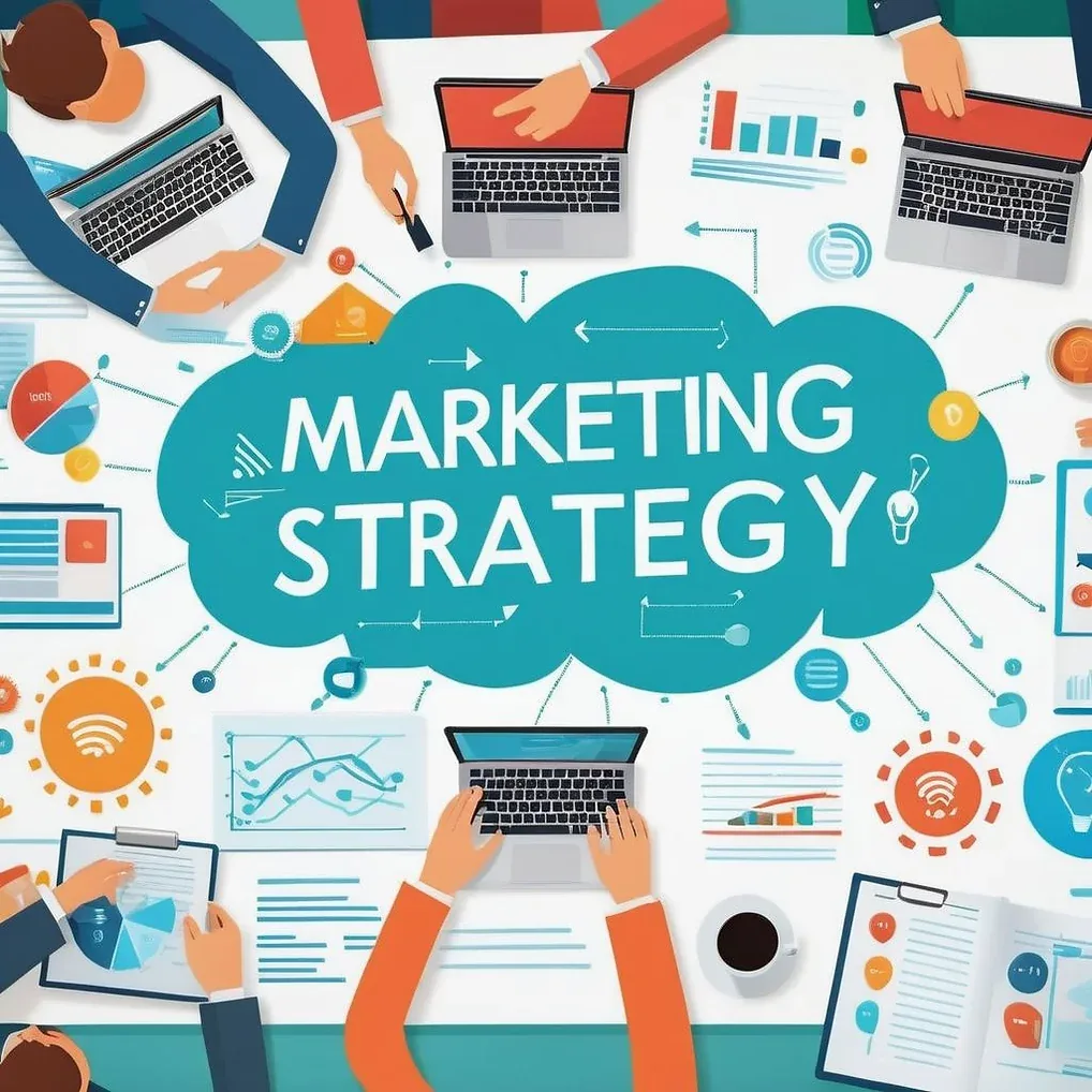 Marketing strategy graphic