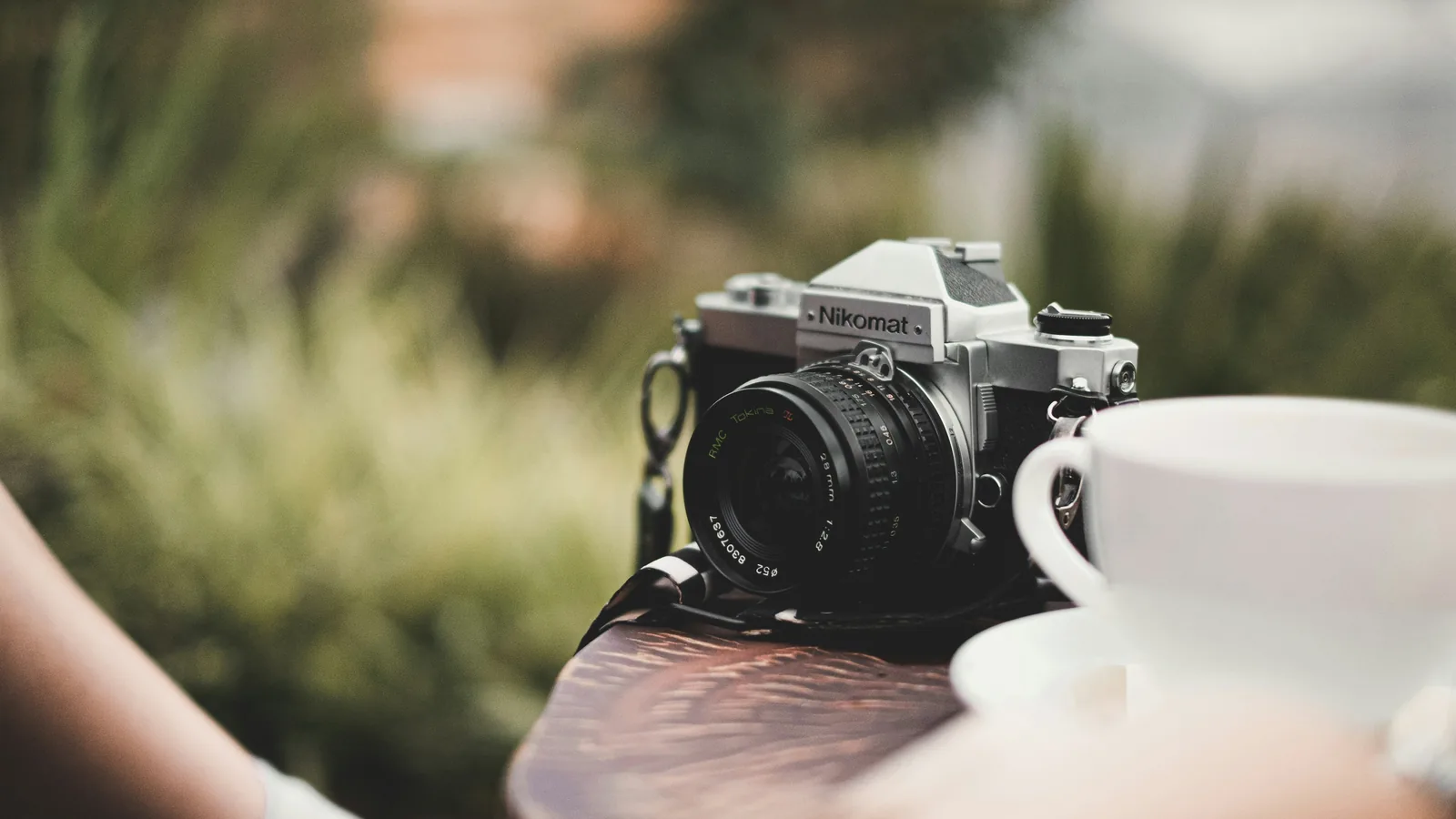 camera on a table - Product Photography At Home