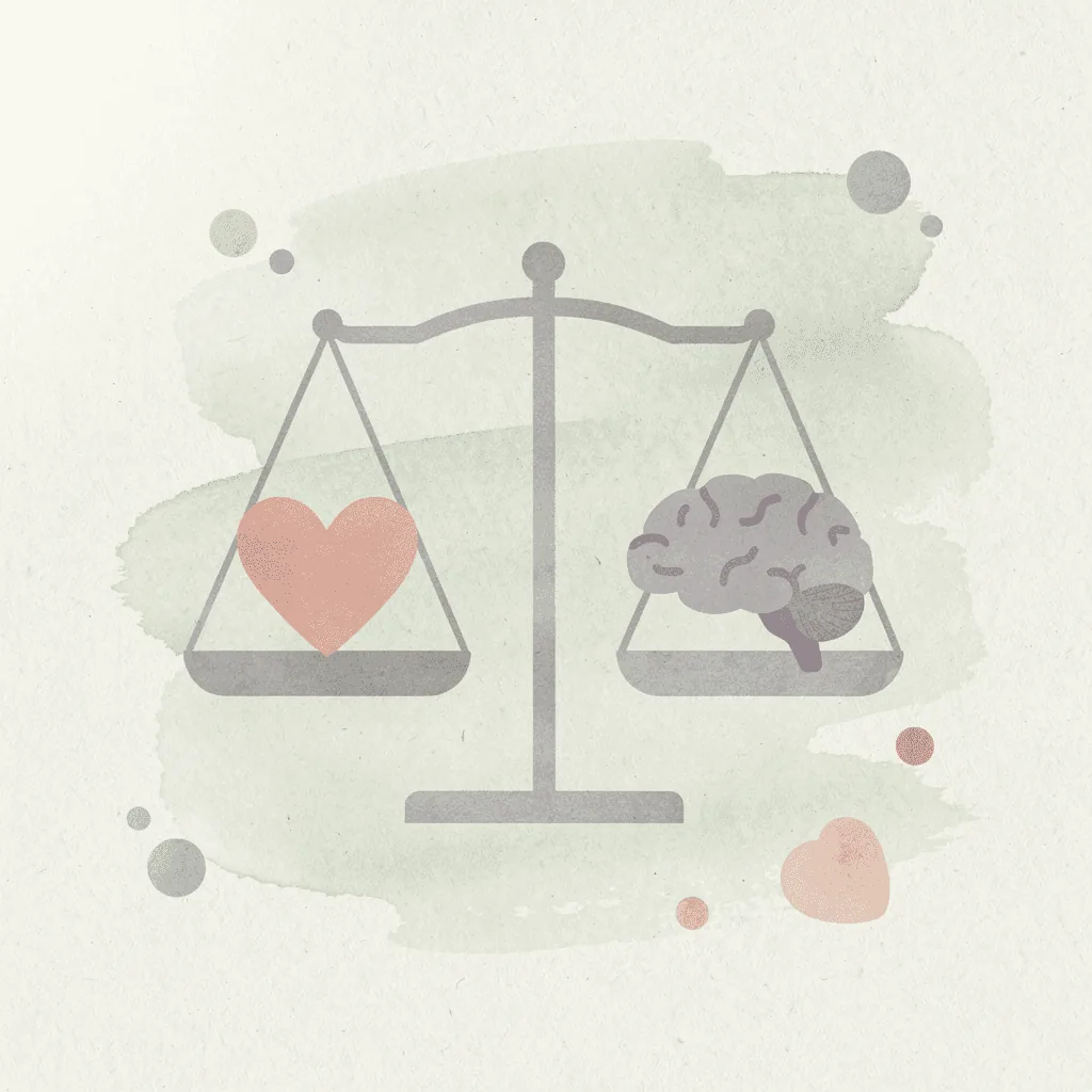 Balance scale icon comparing Printify and Printful value
