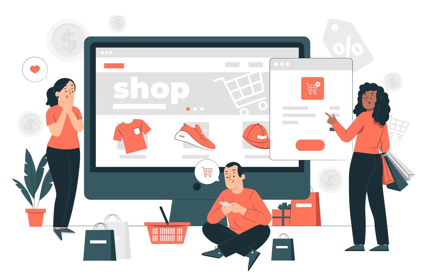woman showcasing work - Product Listing Page Examples