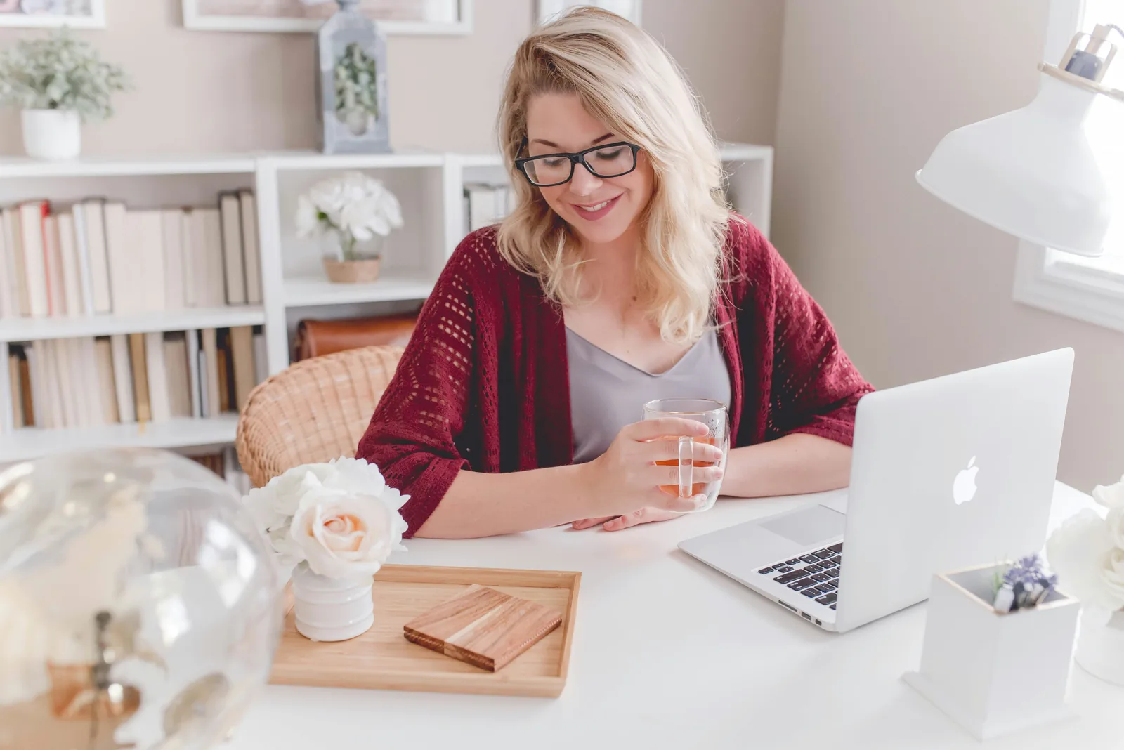 woman working - Product Photography Setup