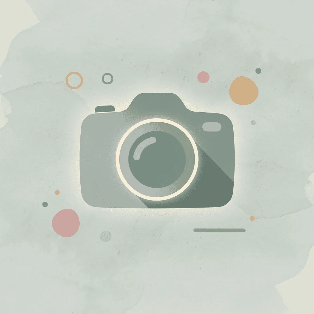 Camera icon representing product image importance in print-on-demand