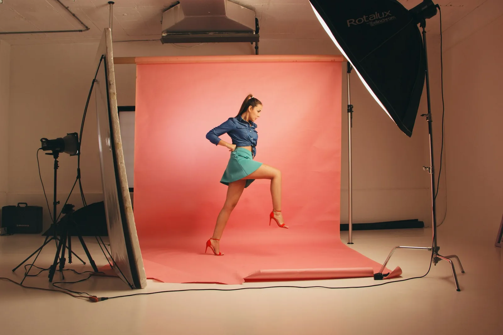 woman in a photoshoot - Clothing Brand Photoshoot Ideas