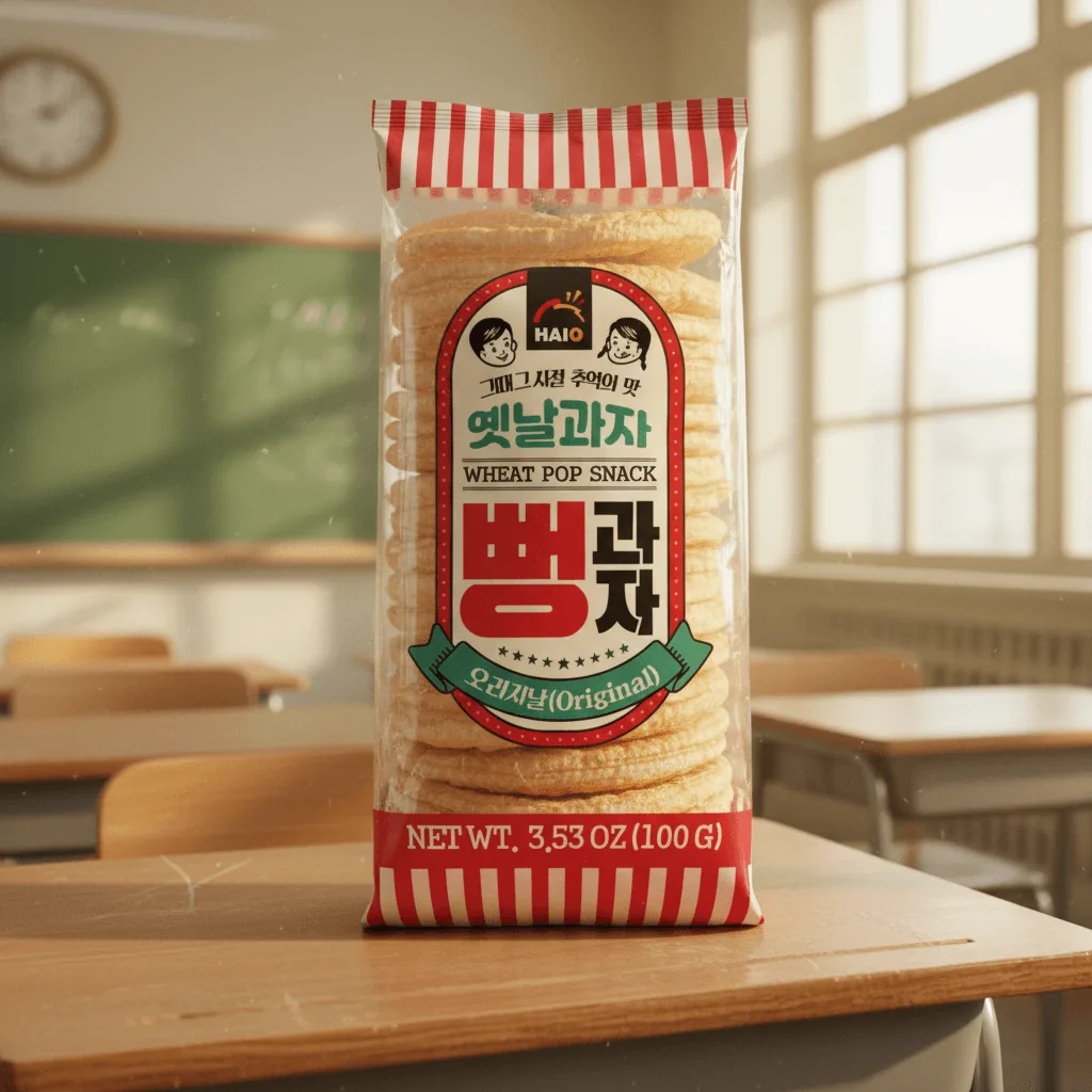 korean rice crisp snack in a children's classroom - ai product photo made on caspa ai