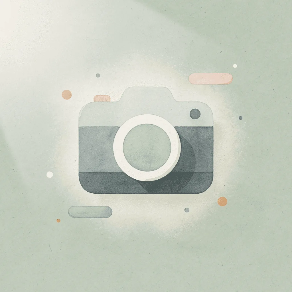Camera icon representing high-converting product photography